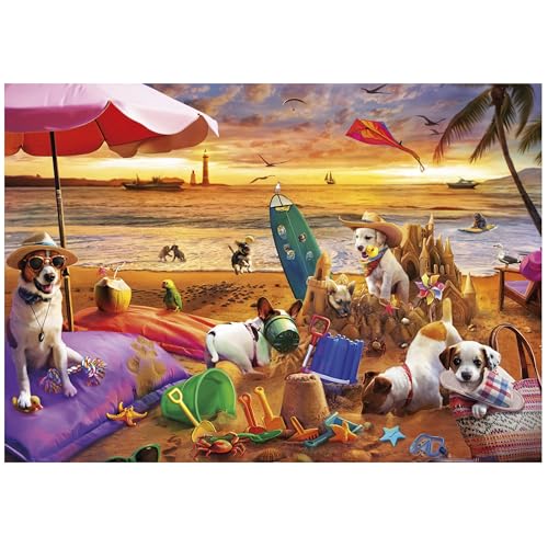 educa-hunde-am-strand-puzzle-1000-teile-68x48-cm image 7