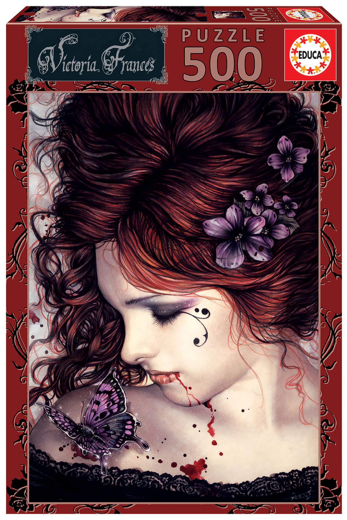 educa-butterfly-victoria-franc-s-puzzle-500-teile-34x48-cm image 1
