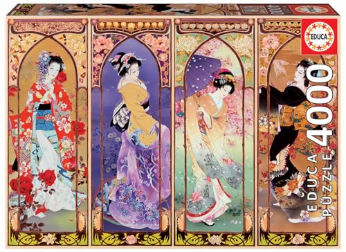 educa-japanische-collage-19055-puzzle-4000-teile-geisha image 5
