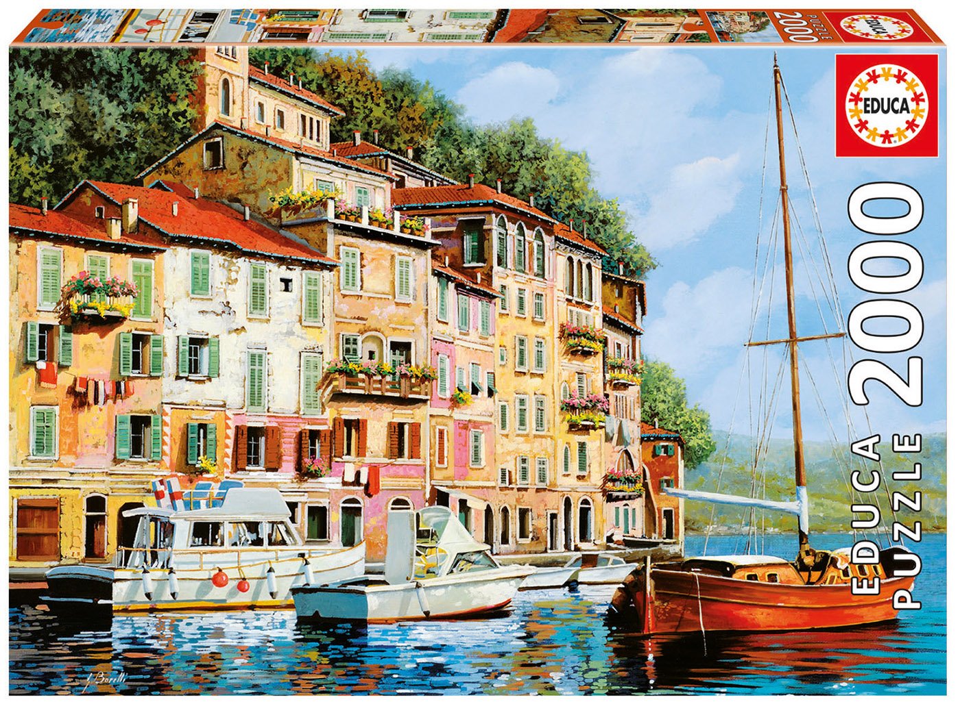 educa-16776-barca-rossa-borelli-puzzle-2000-teile image 1