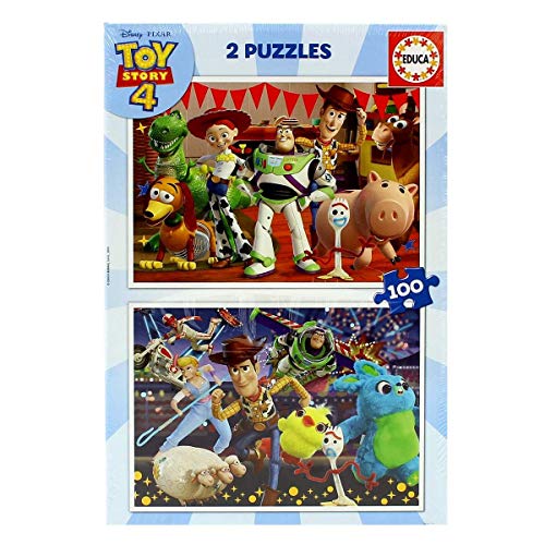 educa-toy-story-4-18107-kinderpuzzle-2x100-teile-ab-6-jahren image 4