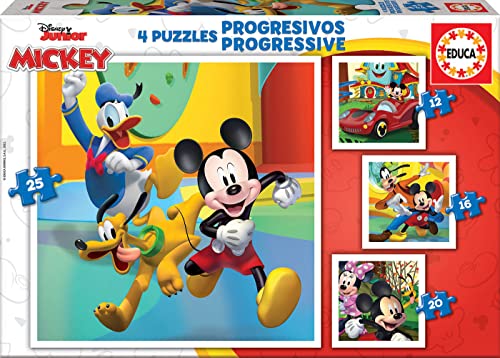 educa-mickeys-freunde-19294-kinderpuzzle-4in1-12-25-teile image 6
