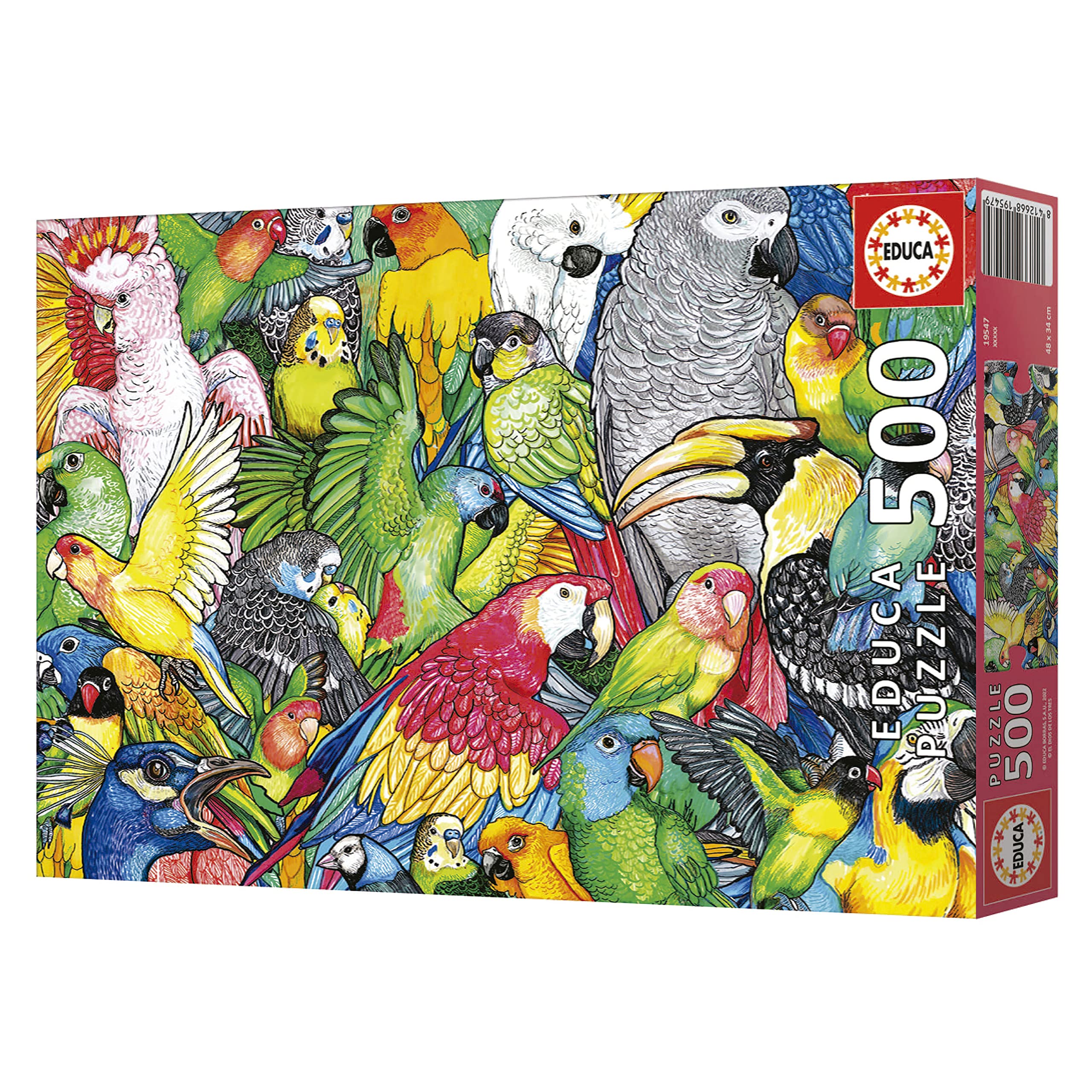 educa-papageien-puzzle-500-teile-tiermotiv-48x34-cm image 4