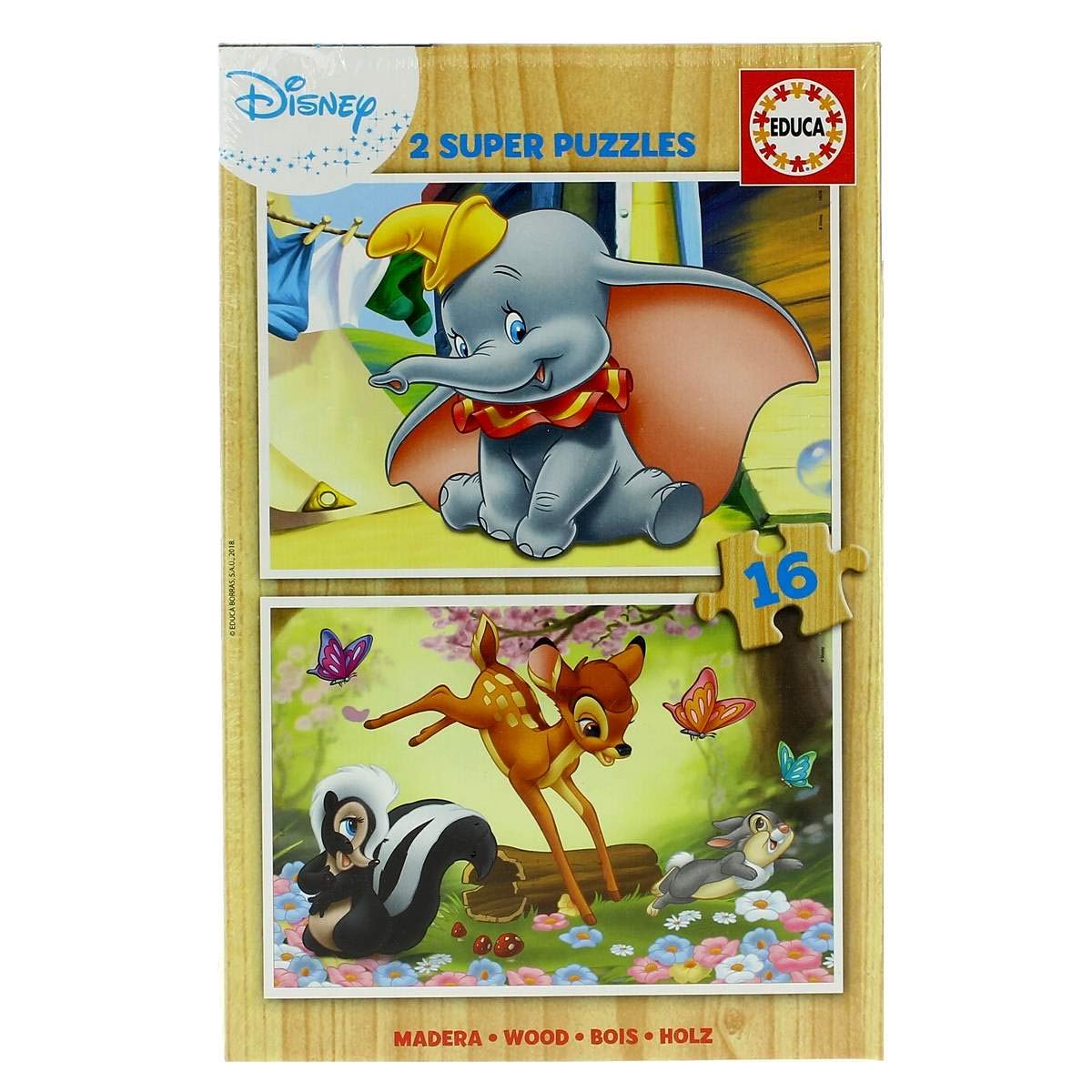 educa-vampirina-puzzle-2x16-teile-disney-tiere-ab-3-jahre image 3
