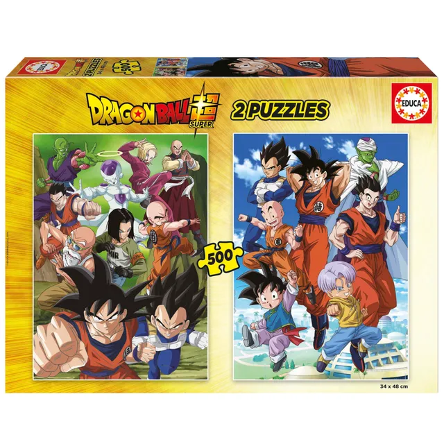 educa-dragon-ball-19915-puzzle-2x500-teile-goku-vegeta image 1