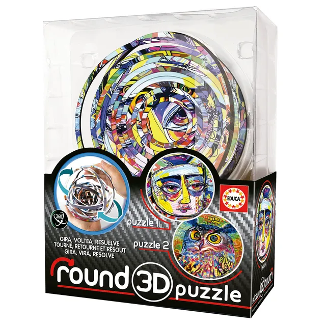 educa-puzzles-3d-19709-3d-puzzle-abstract-14-ringe-ab-8-jahren image 1