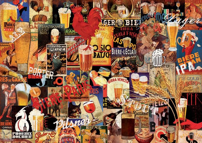 educa-vintage-biercollage-17970-puzzle-1000-teile-biere image 5