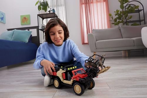 matchbox-jurassic-world-rc-truck-dino-catcher-mit-figur image 8