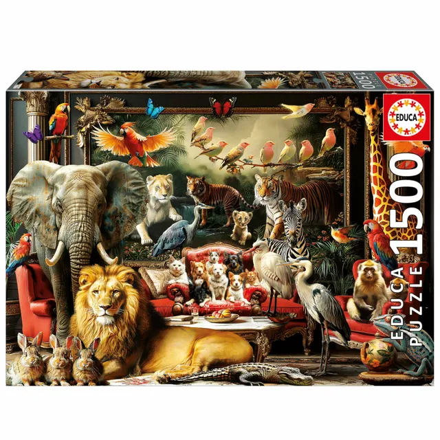 educa-die-tiervilla-puzzle-1500-teile-ab-14-jahren image 1