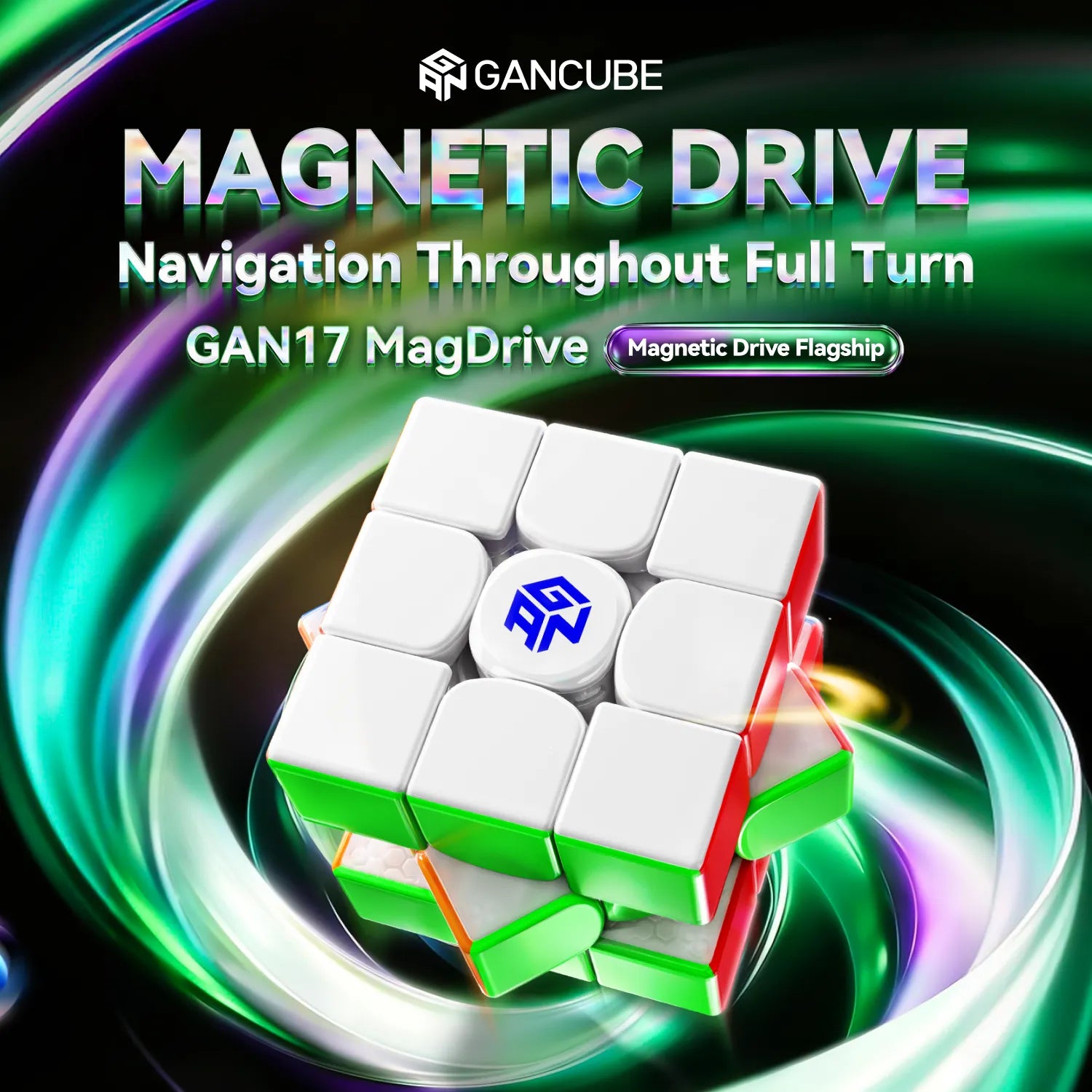 gan-gan17-magdrive-speedcube-3x3-uv-coated-magnetisch image 2