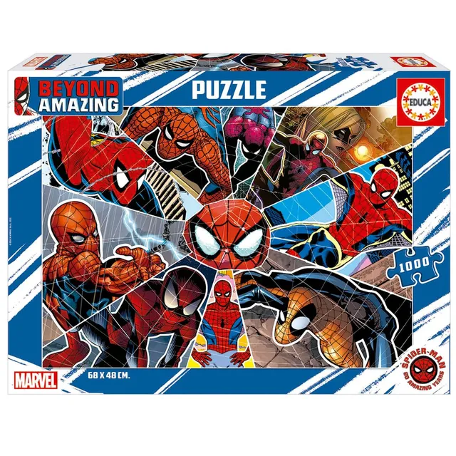educa-19487-spider-man-puzzle-1000-teile-marvel-ab-14-jahren image 1