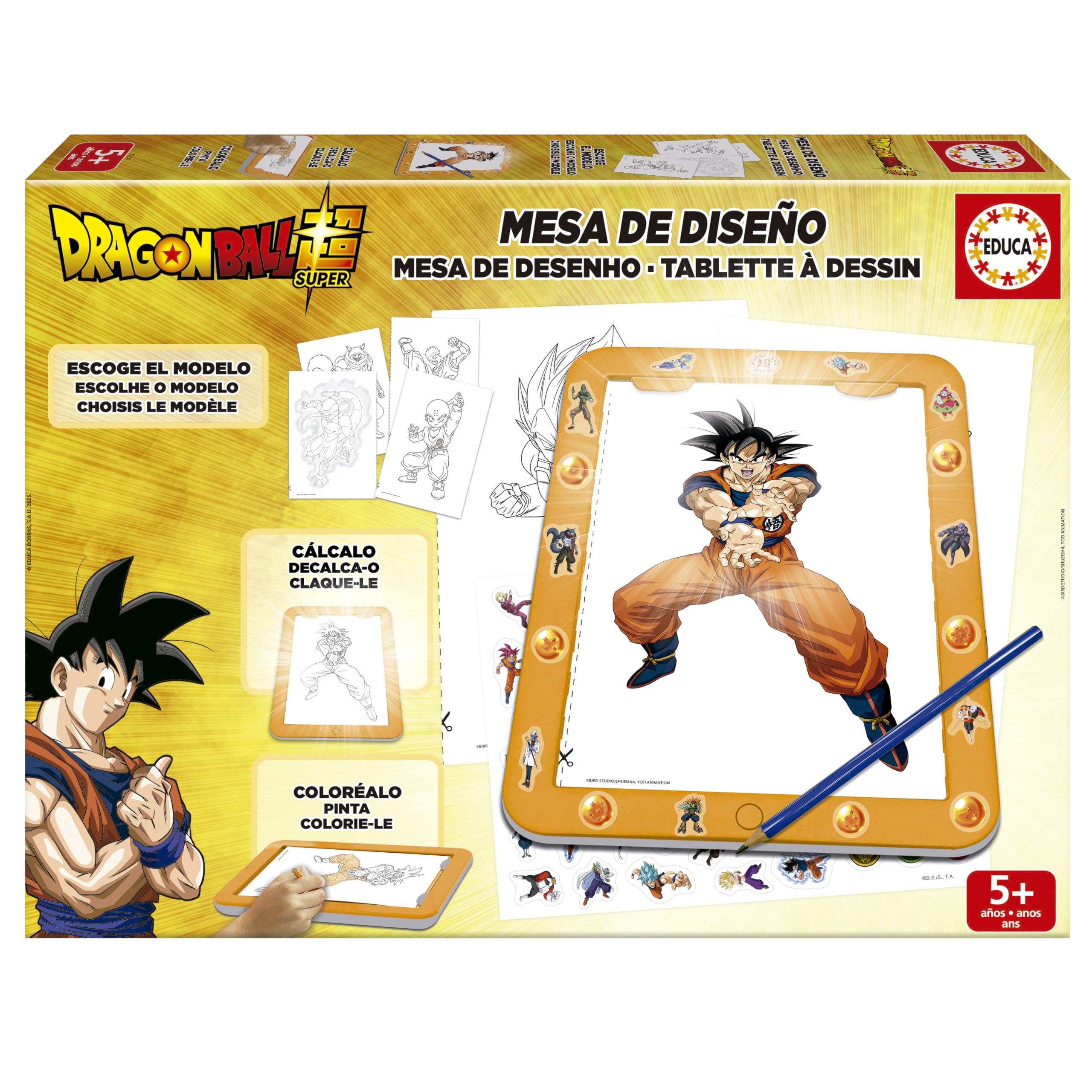educa-arts-crafts-dragon-ball-zeichentisch-leuchttisch-ab-5-jahren image 1
