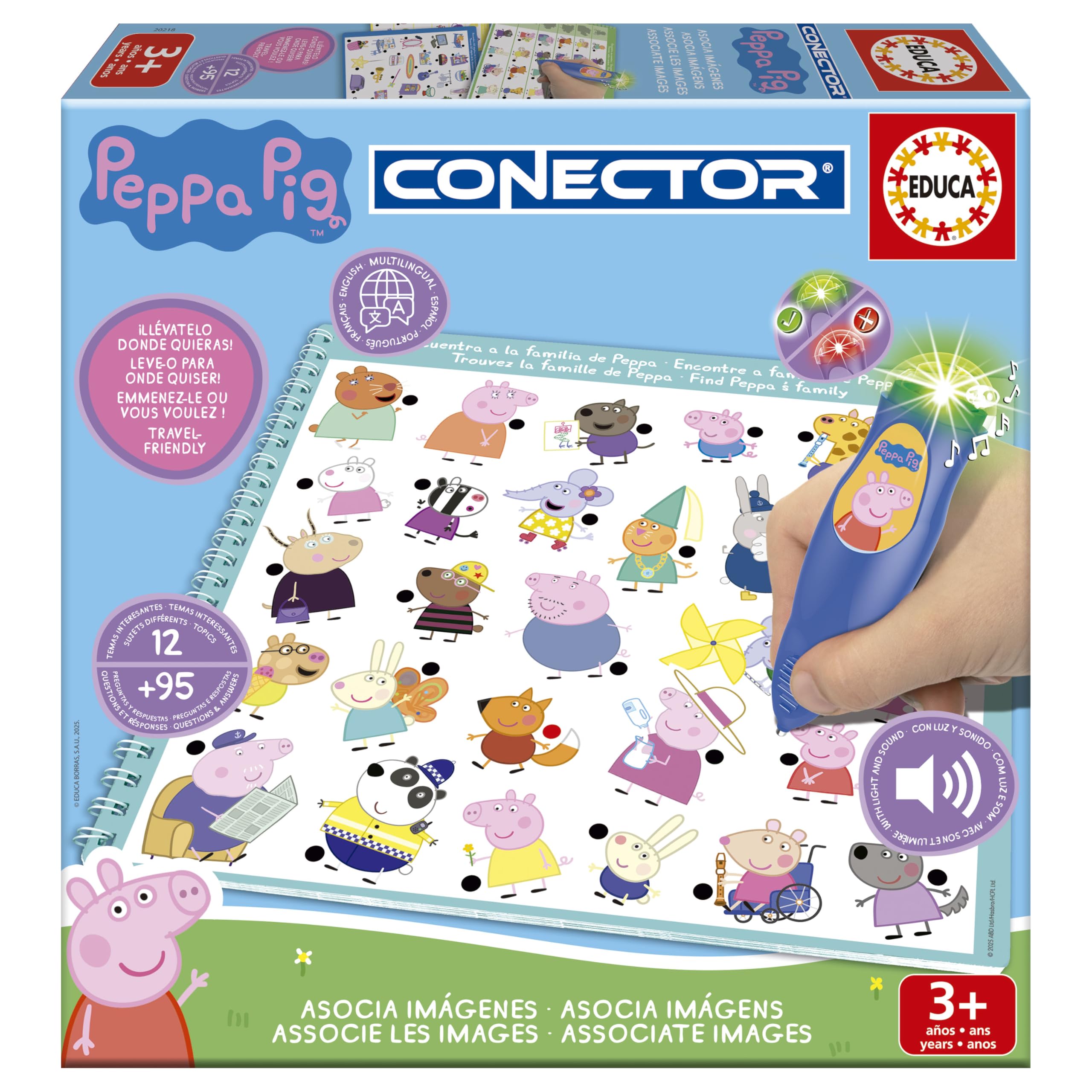 educa-conector-20218-quizspiel-peppa-pig-junior-mit-stift image 1
