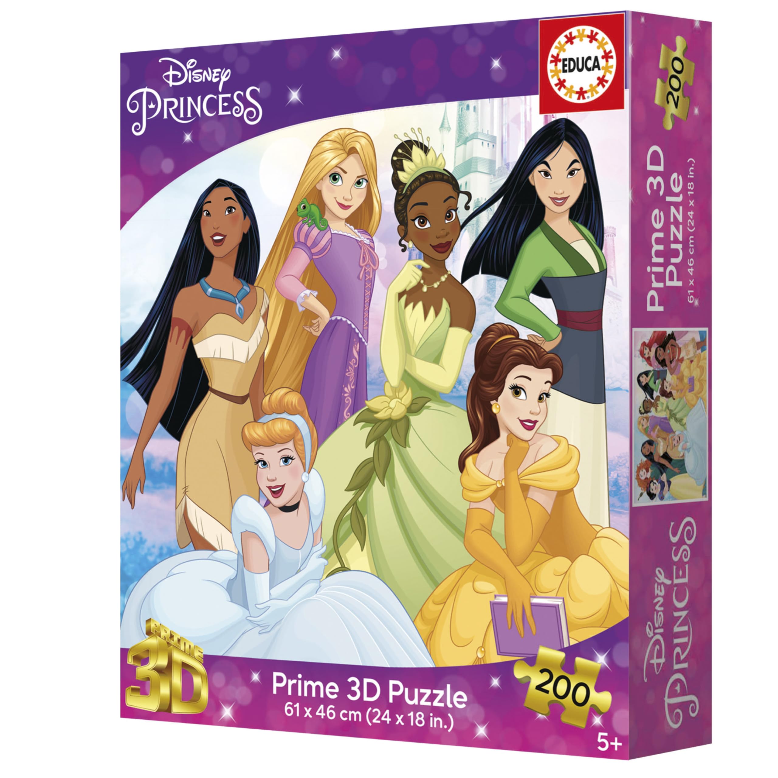 educa-disney-princess-3d-puzzle-lenticular-200-teile-ab-7-jahren image 4