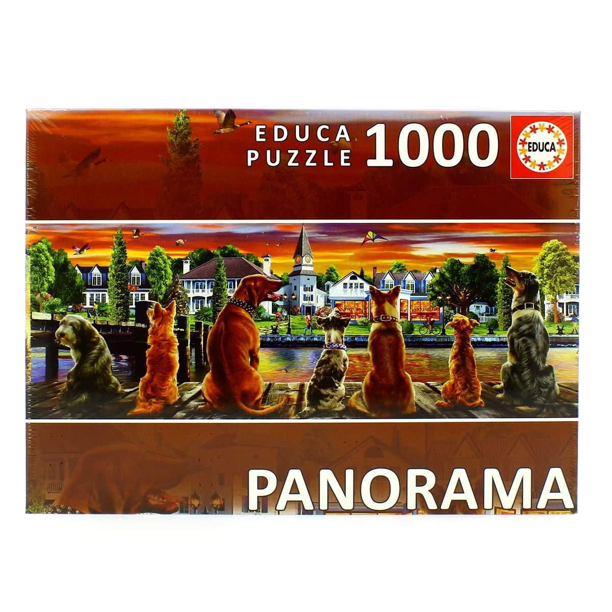educa-hunde-auf-dem-pier-17689-puzzle-1000-teile image 1