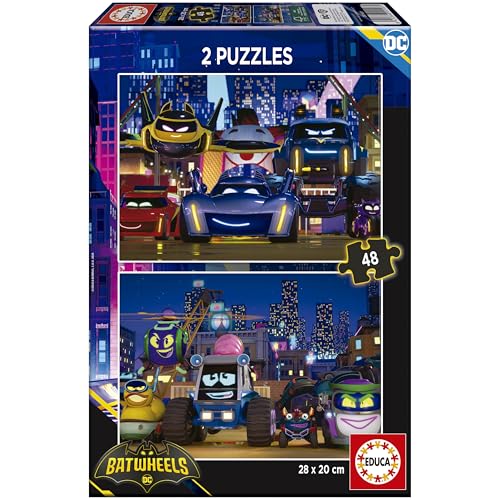 educa-20107-batwheels-puzzle-2x48-teile-ab-4-jahren image 8