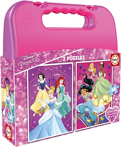 educa-17640-disney-princess-puzzle-2x48-teile-ab-3-j image 2