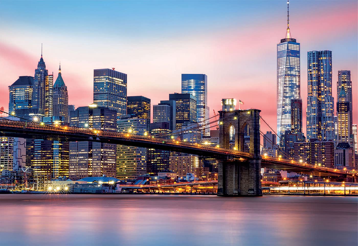 educa-19269-brooklyn-bridge-puzzle-1000-teile-nacht image 2
