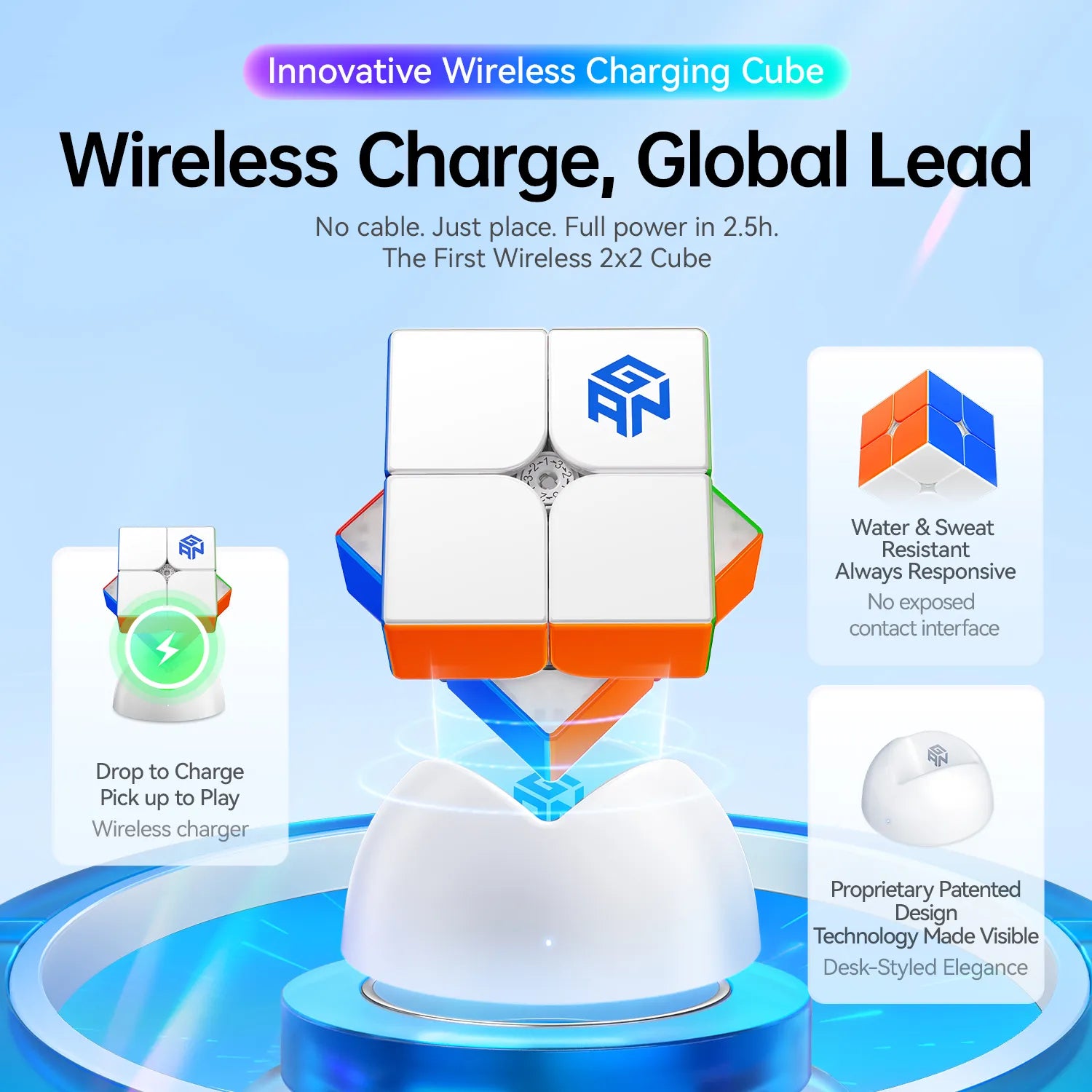 gan-smart-cube-gan251-ui-2x2-speedcube-uv-coated-mit-app image 3
