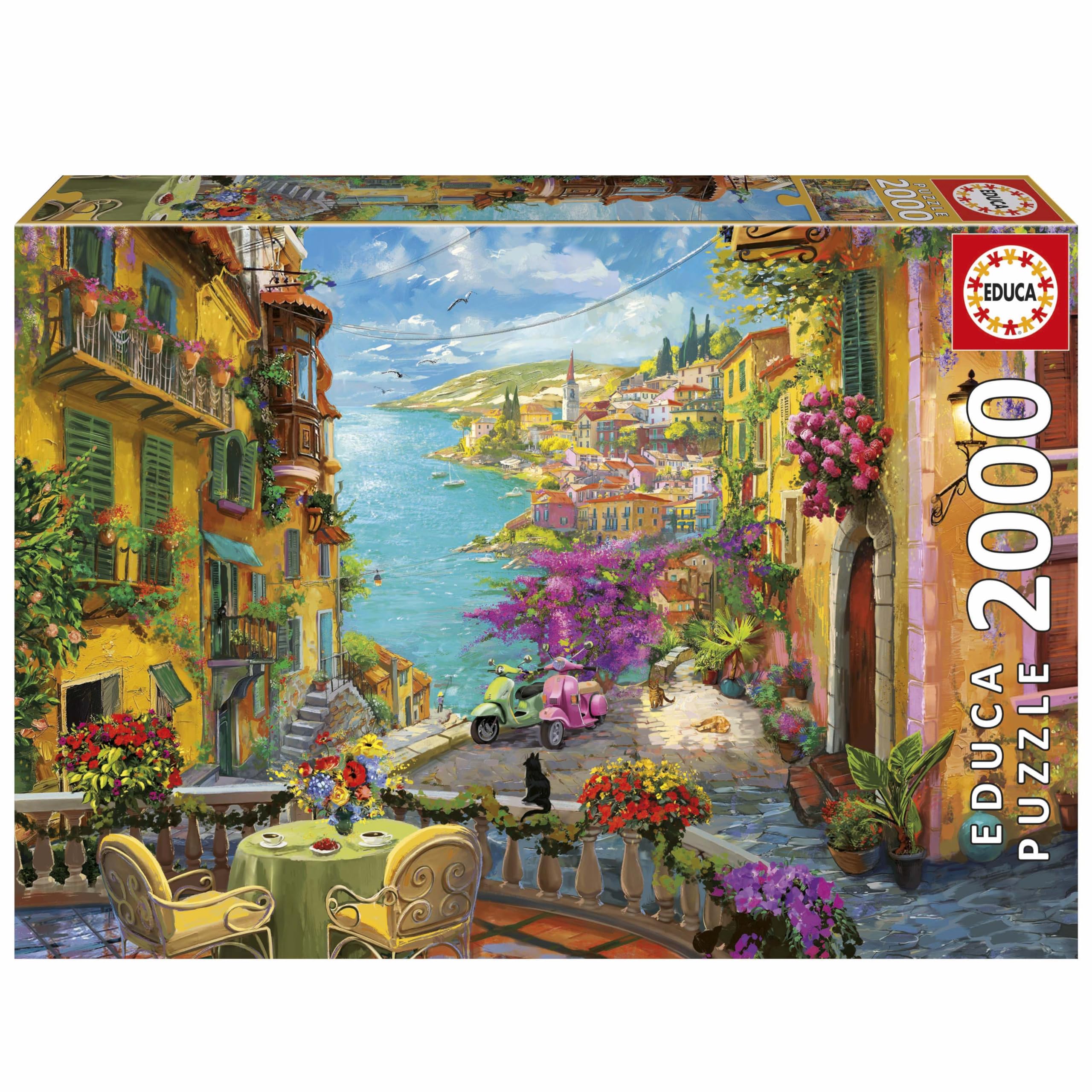 educa-20258-spanischer-kaffee-puzzle-2000-teile-96x68-cm image 1