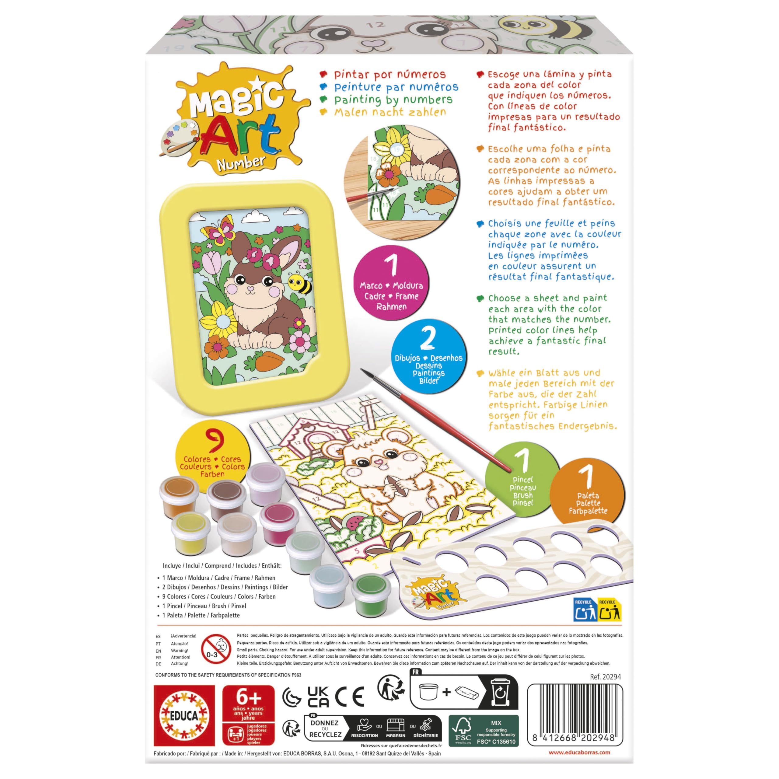 educa-magic-art-number-20294-maskottchen-malen-nach-zahlen-ab-6-j image 4