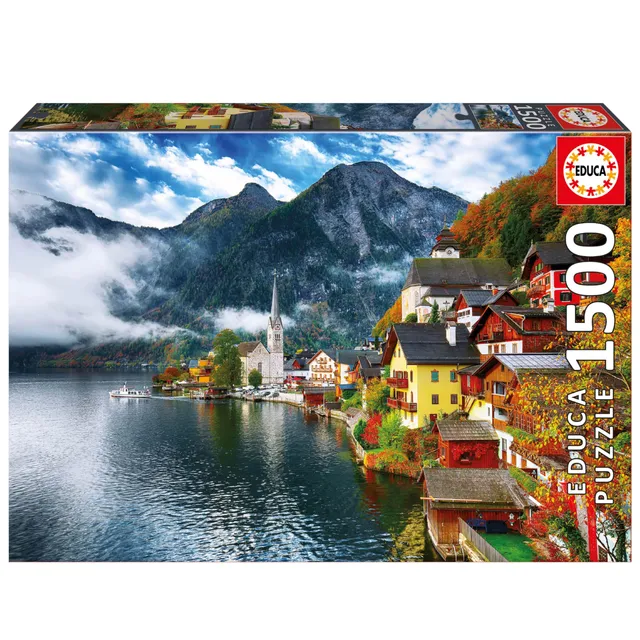 educa-19939-hallstatt-puzzle-1500-teile-85x60-sterreich image 1