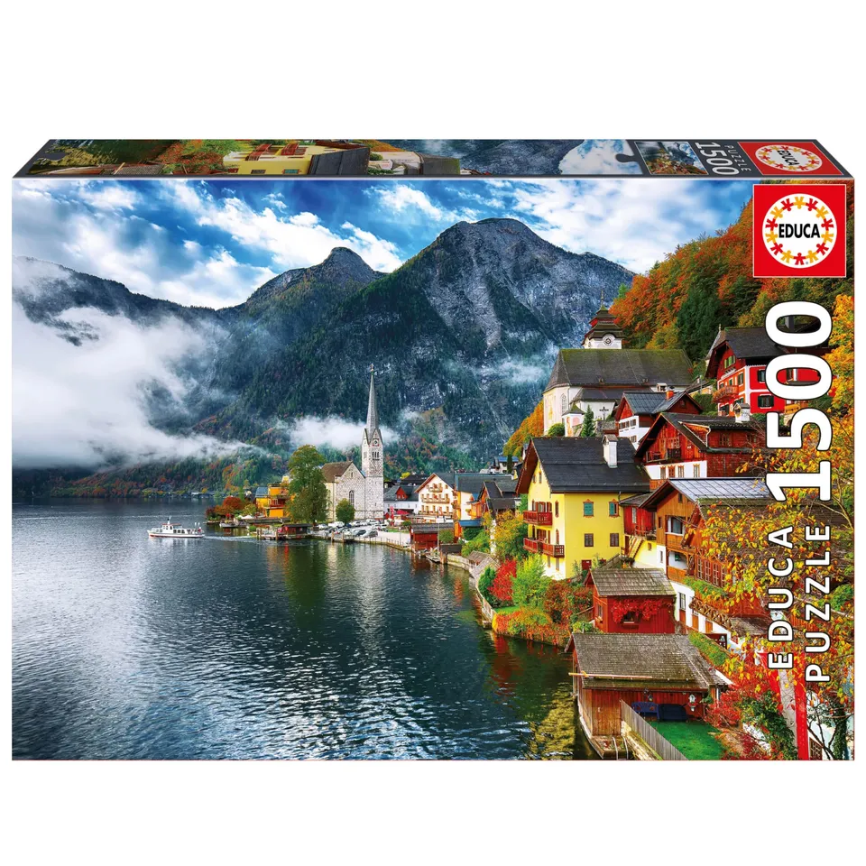 educa-19939-hallstatt-puzzle-1500-teile-85x60-sterreich image 1
