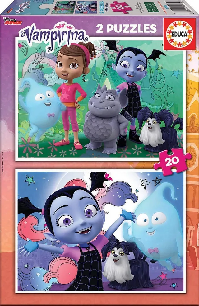 educa-vampirina-puzzle-2x20-teile-ab-3-jahren image 1