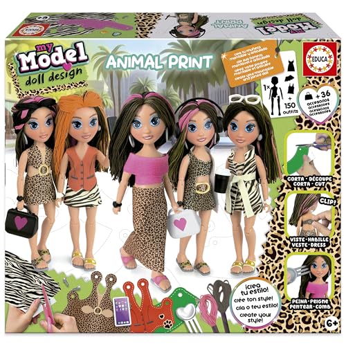 educa-my-model-animal-print-bastelpuppe-design-set-ab-6-jahren image 5