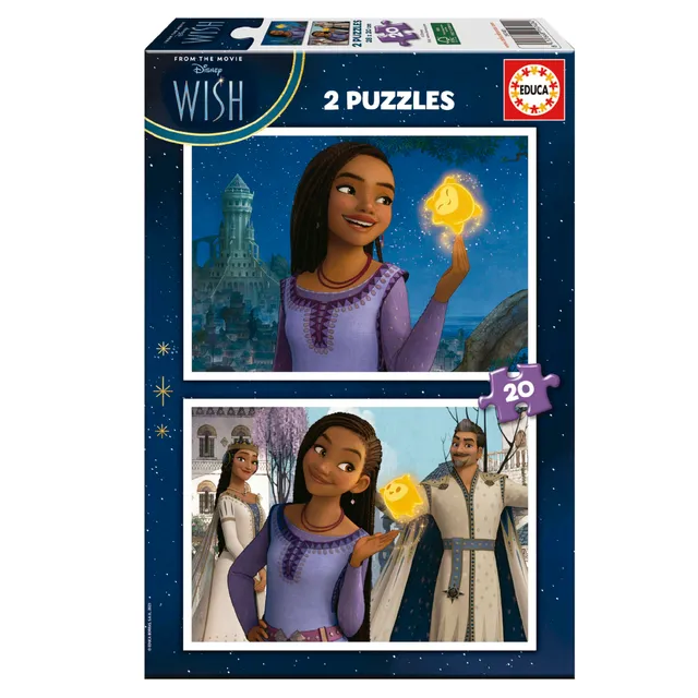 educa-disney-wish-19740-puzzle-2x20-teile-ab-3-jahren image 1