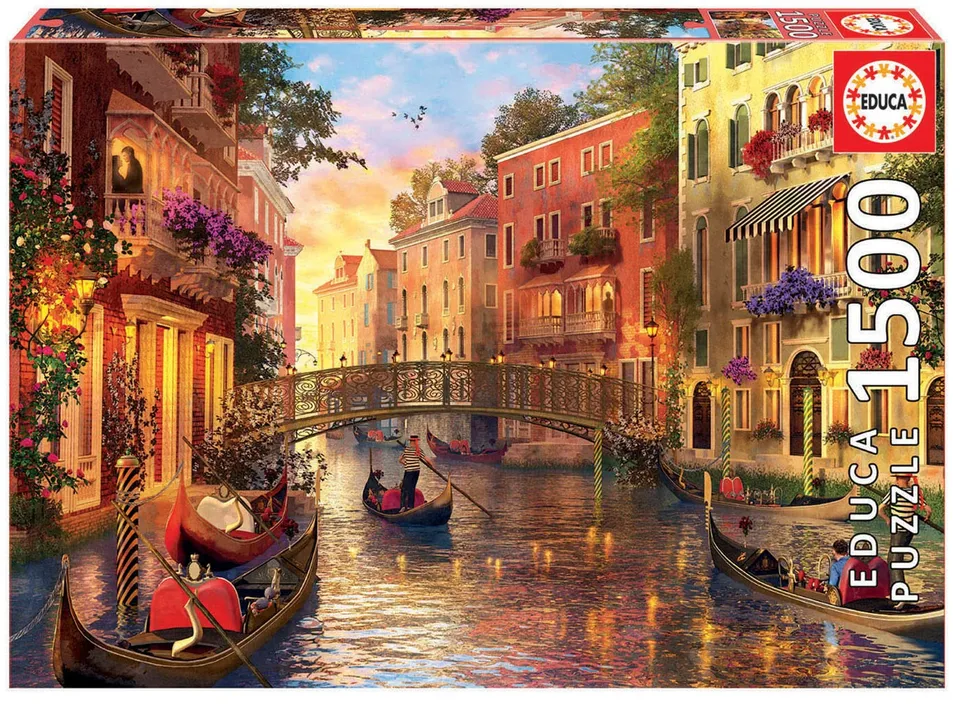educa-sonnenuntergang-venedig-puzzle-1500-teile-17124-ab-14-j image 1