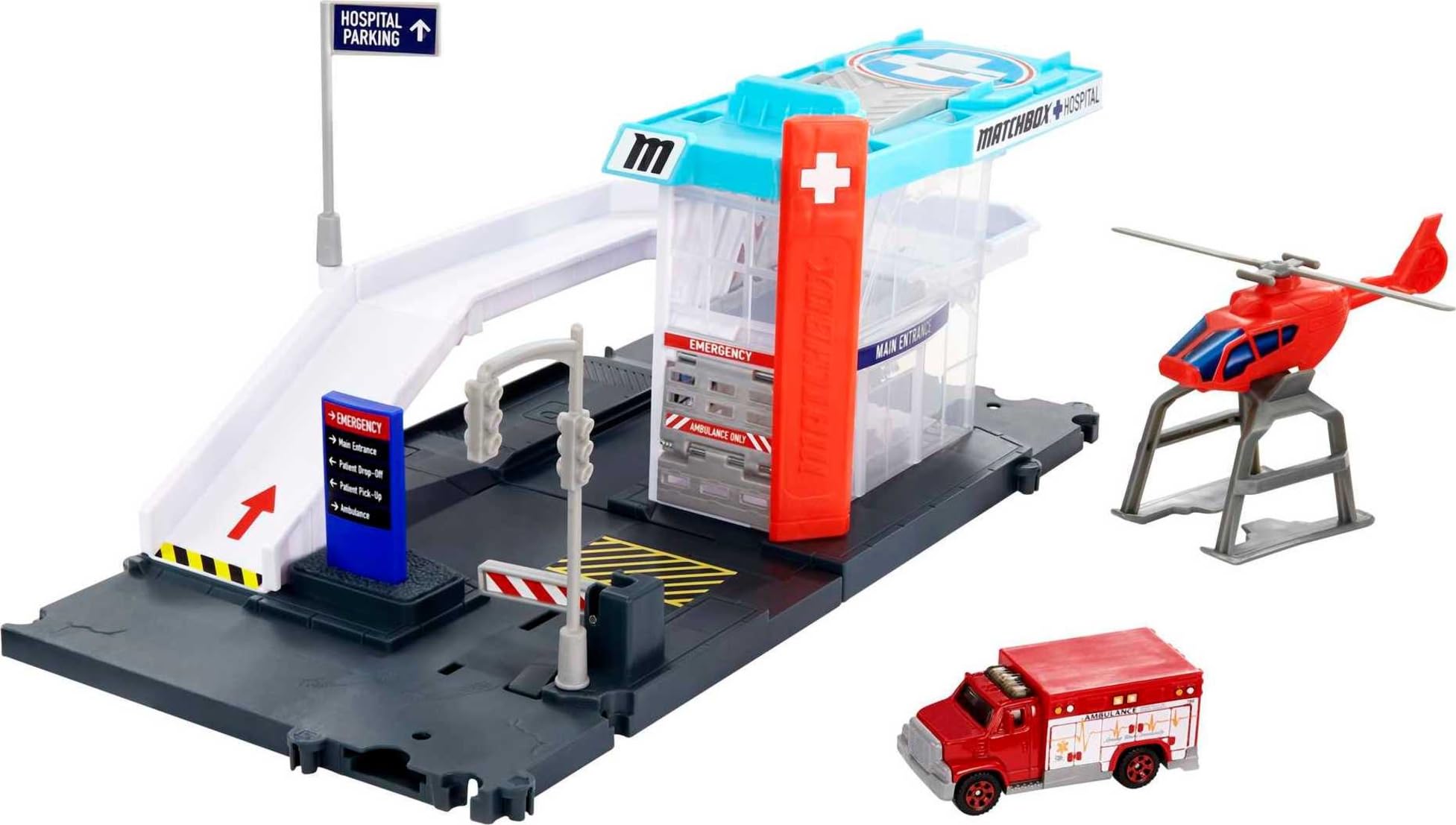 matchbox-action-drivers-gvy83-spielset-notrettung-krankenwagen image 1
