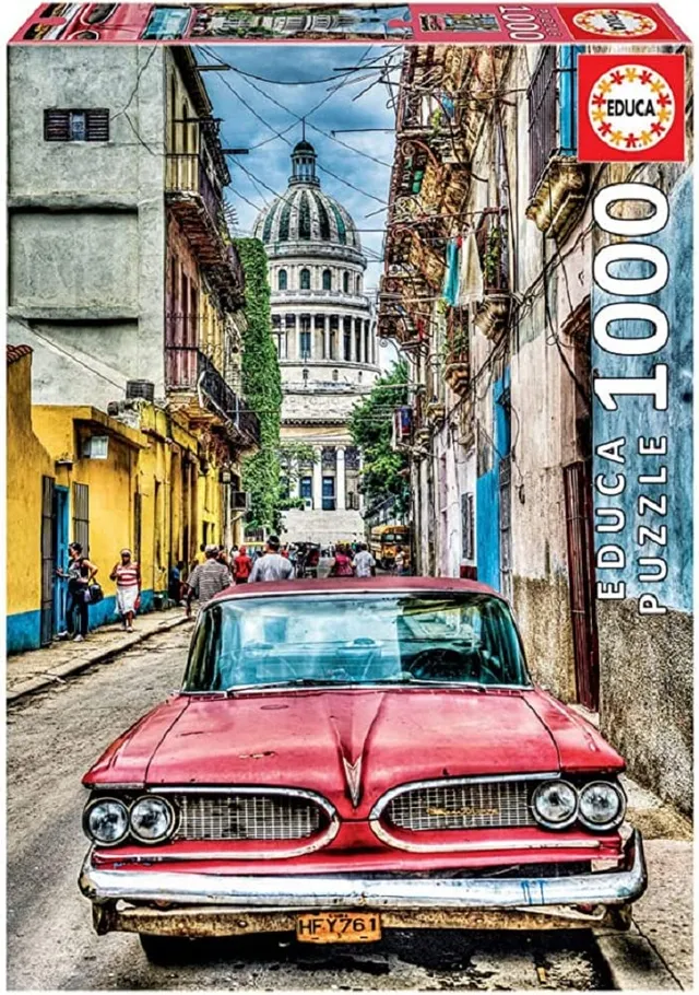 educa-oldtimer-in-havana-16754-puzzle-1000-teile-havanna-kuba image 1