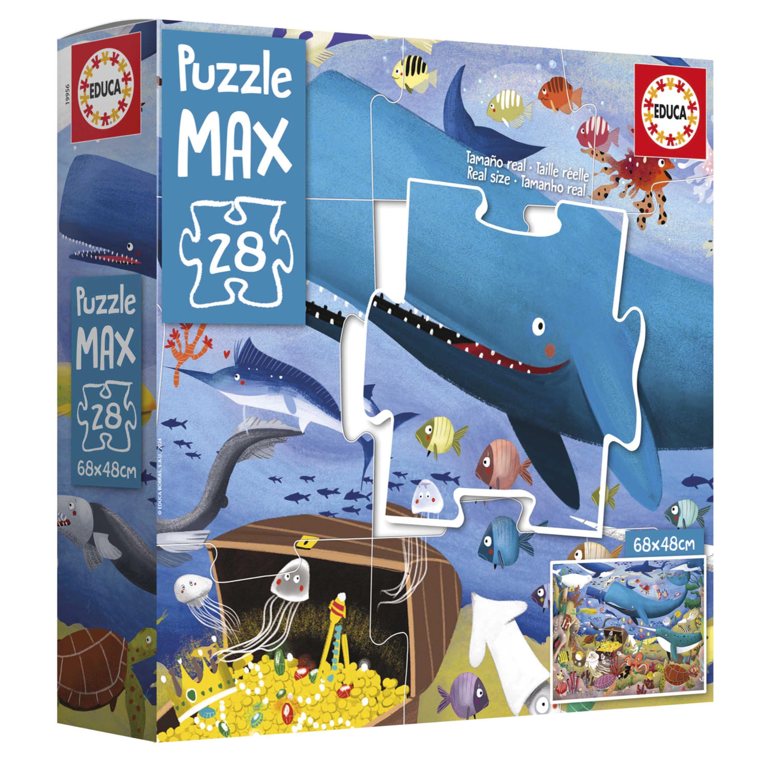 educa-max-meerestiere-bodenpuzzle-28-teile-19956-ab-3-jahren image 4