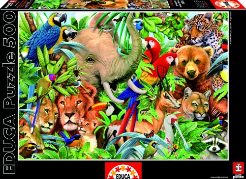 educa-14804-tierwelt-puzzle-500-teile-tiermotiv image 3