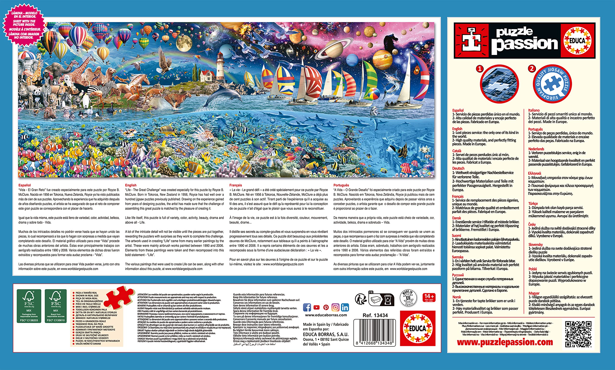 educa-das-gro-e-leben-13434-puzzle-24000-teile-tiere image 4