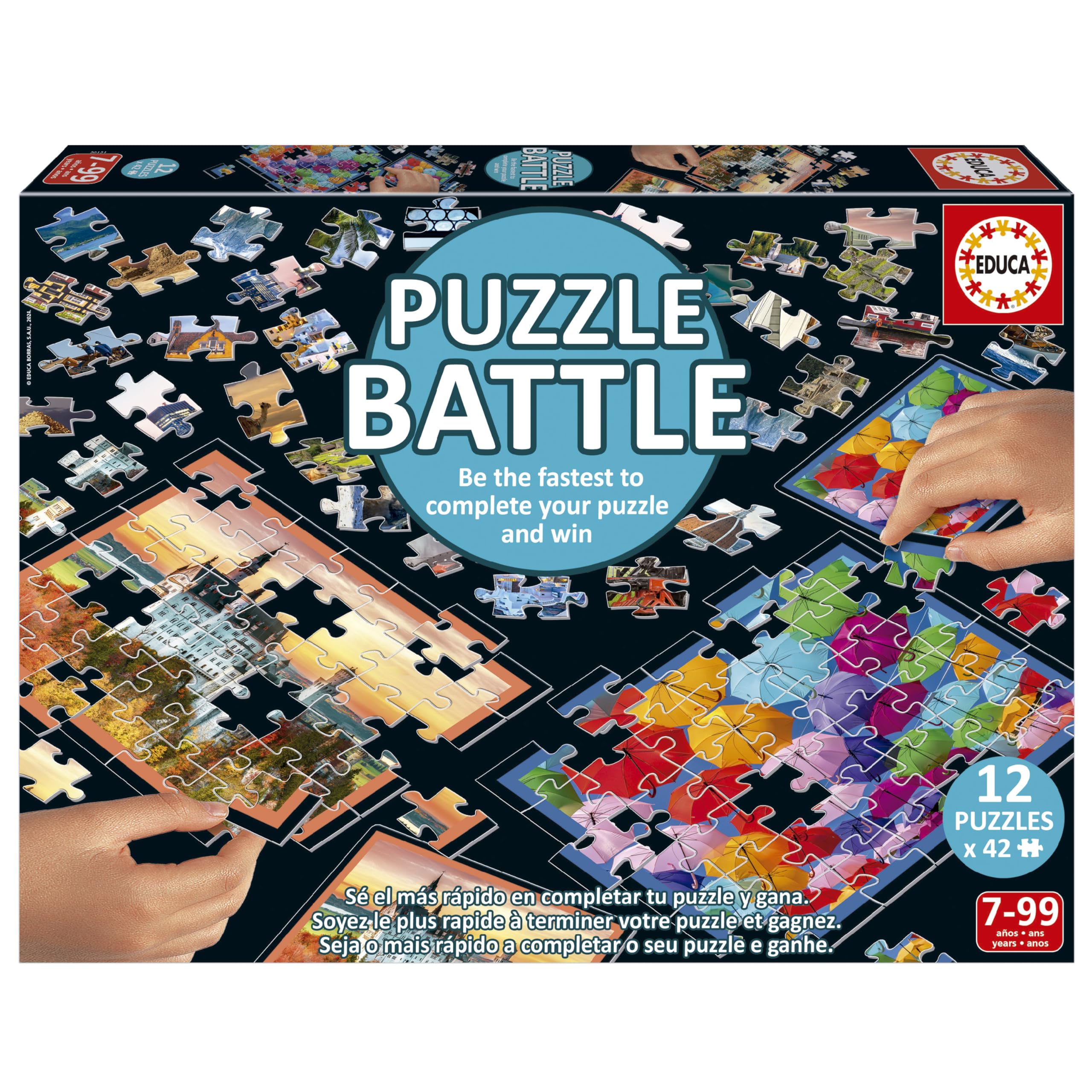 educa-20121-puzzle-battle-kampf-landschaften-spiel-ab-7-jahren image 1