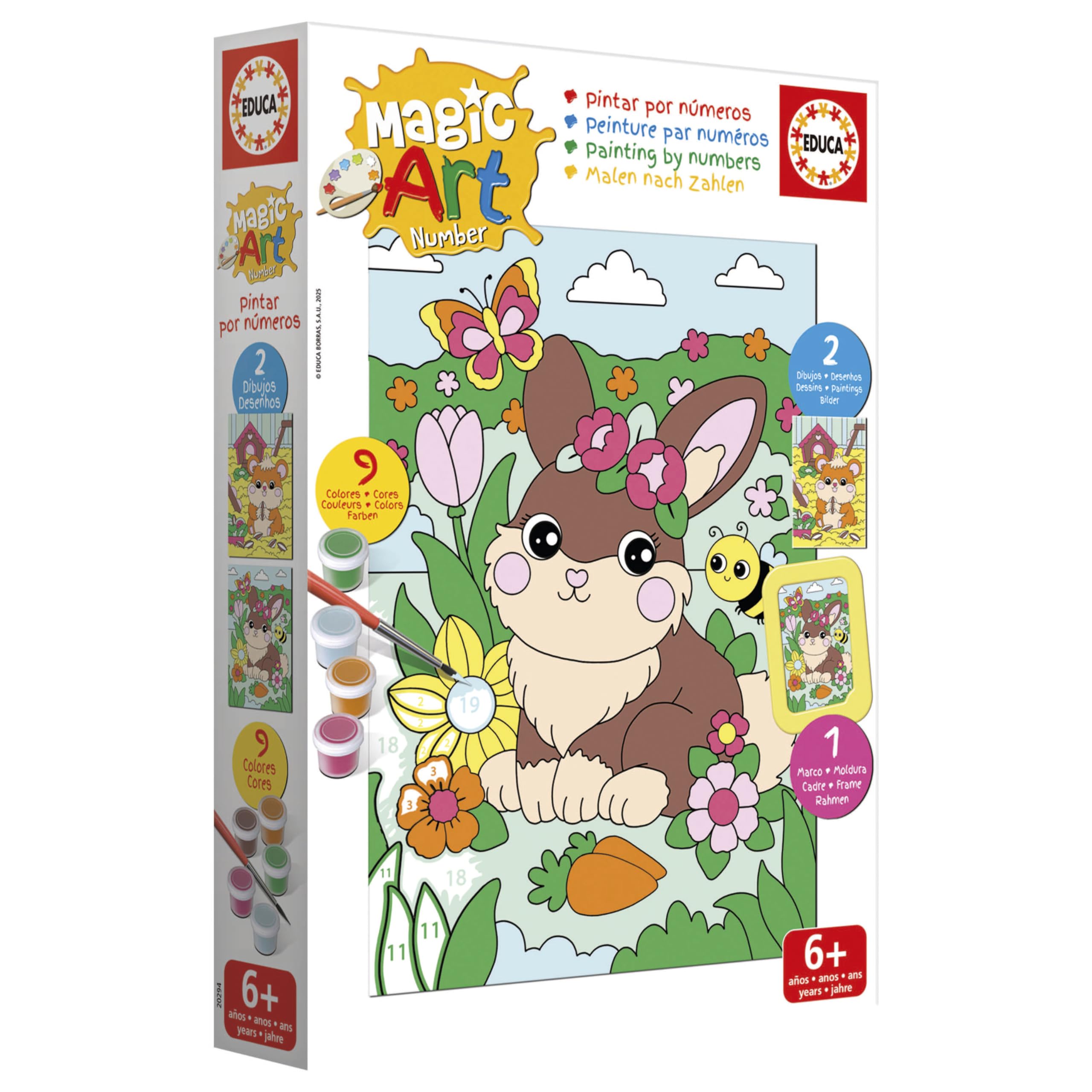 educa-magic-art-number-20294-maskottchen-malen-nach-zahlen-ab-6-j image 3