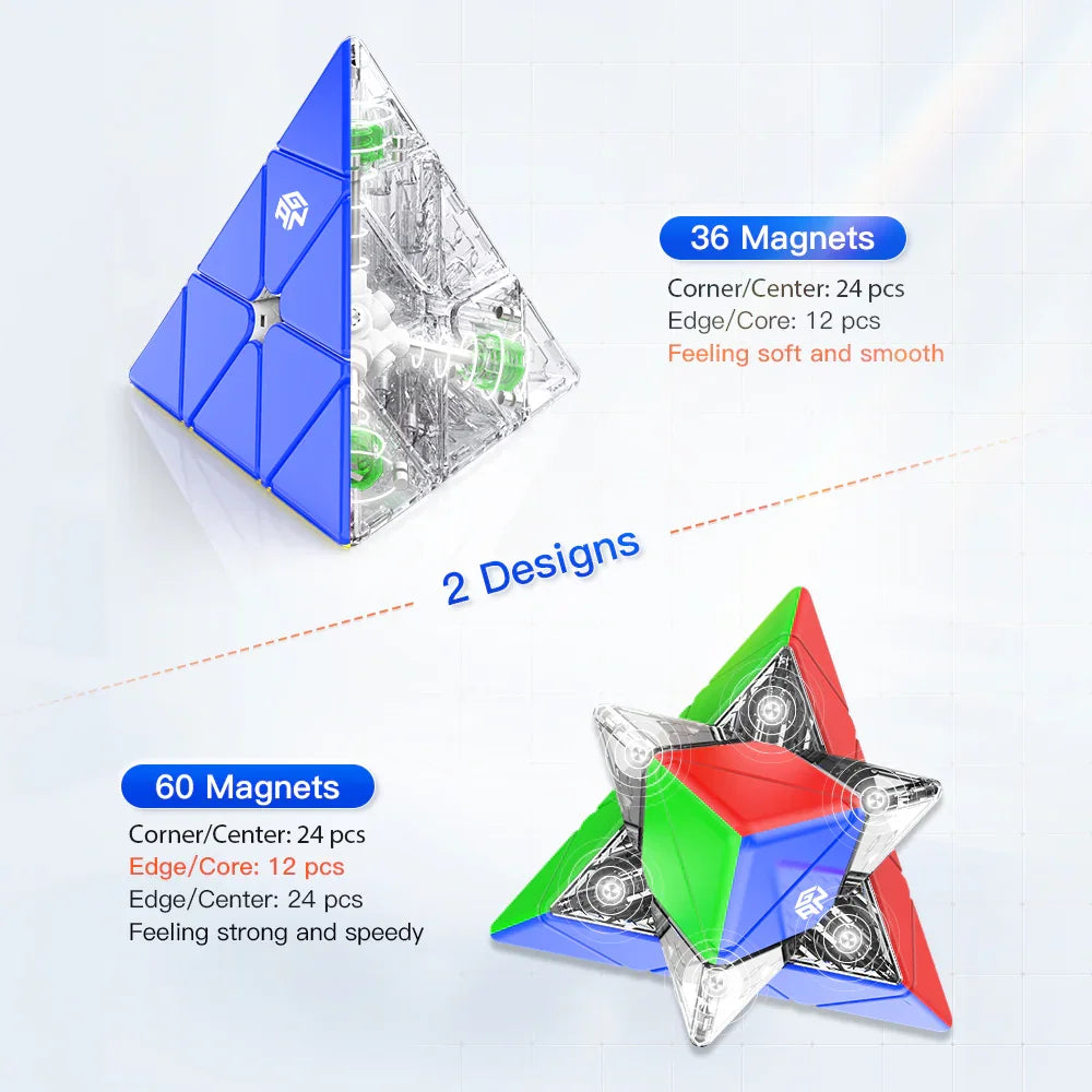 gan-pyraminx-m-speed-cube-magnetisch-64-g-pyramide image 2