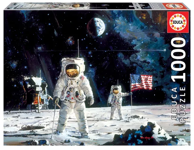 educa-erste-mondlandung-18459-puzzle-1000-teile-apollo-11 image 1