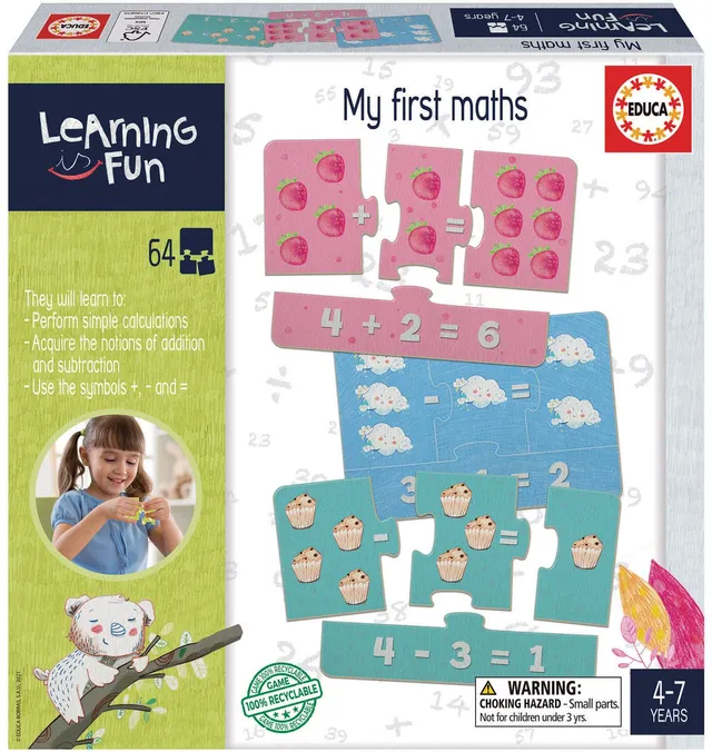 educa-18837-learning-is-fun-mathematik-lernspiel-ab-4-jahre image 1