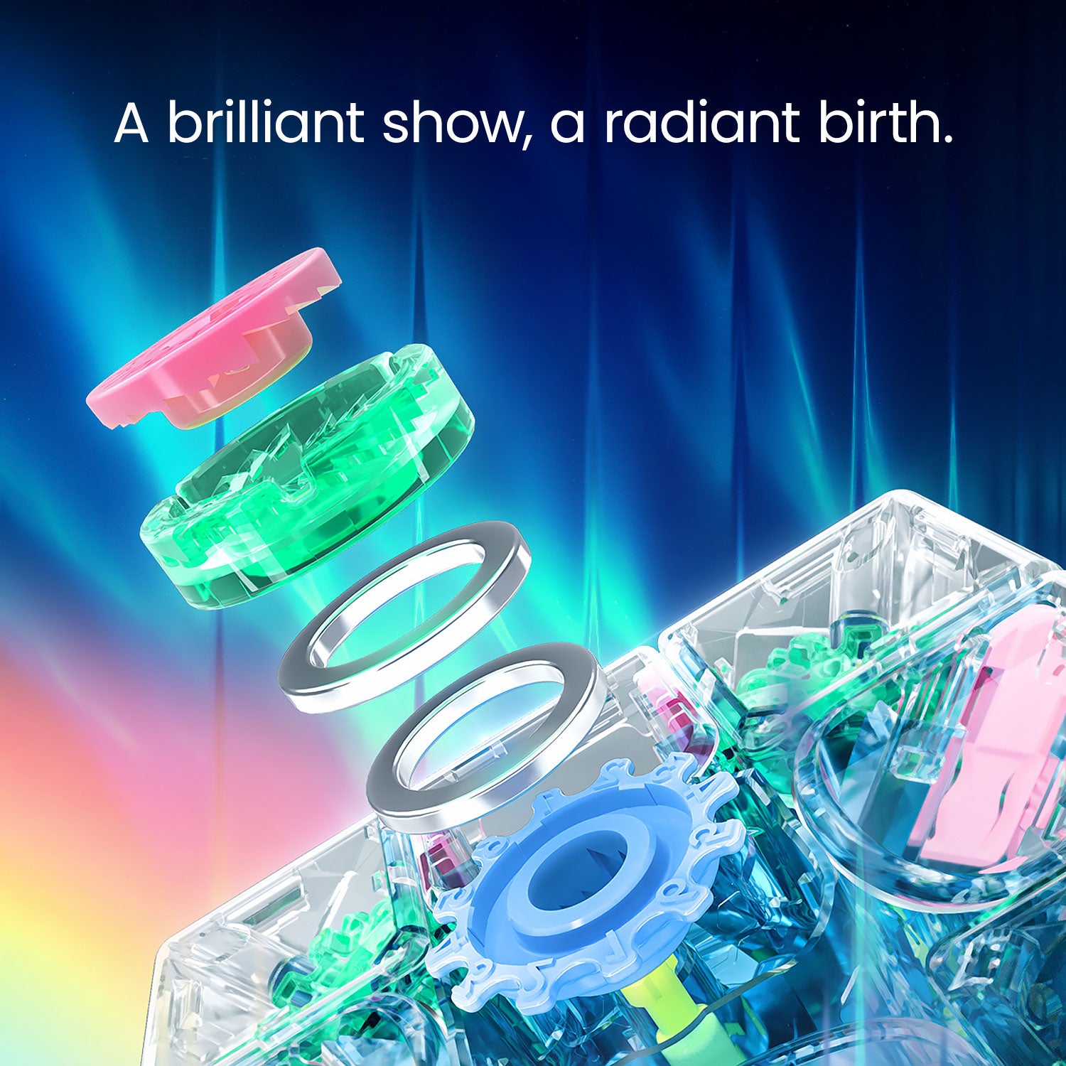 gan-14-maglev-pro-aurora-speed-cube-summer-limited-edition image 6