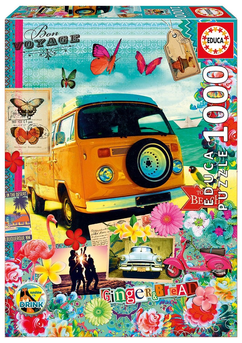educa-17103-bon-voyage-puzzle-1000-teile-68x48-cm-reise image 1