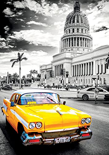 educa-taxi-in-havanna-puzzle-1000-teile-schwarz-wei-68x48 image 6