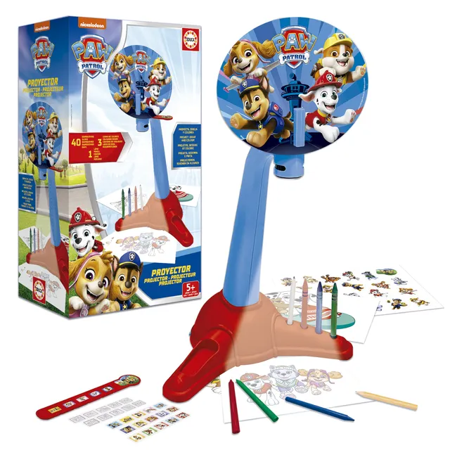 educa-paw-patrol-bildprojektor-malset-40-folien-ab-5-jahren image 1