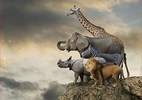 educa-16737-animals-cliff-puzzle-500-teile-48x34-cm image 4