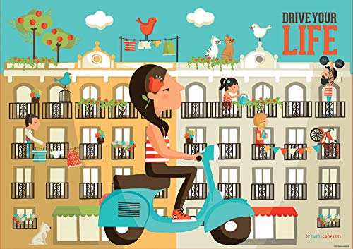 educa-drive-your-life-puzzle-500-teile-auto-stra-e image 4