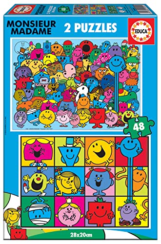 educa-19402-monsieur-madame-puzzle-2x48-teile-ab-4-jahren image 6