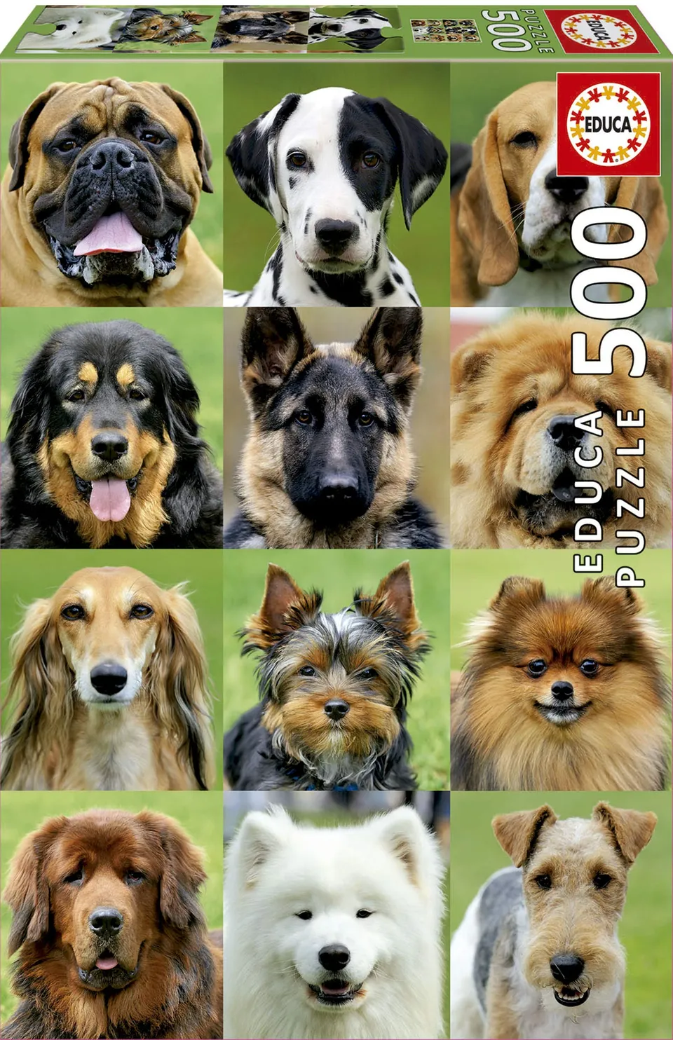 educa-hundecollage-17963-puzzle-500-teile-hunde-ab-10-jahren image 1