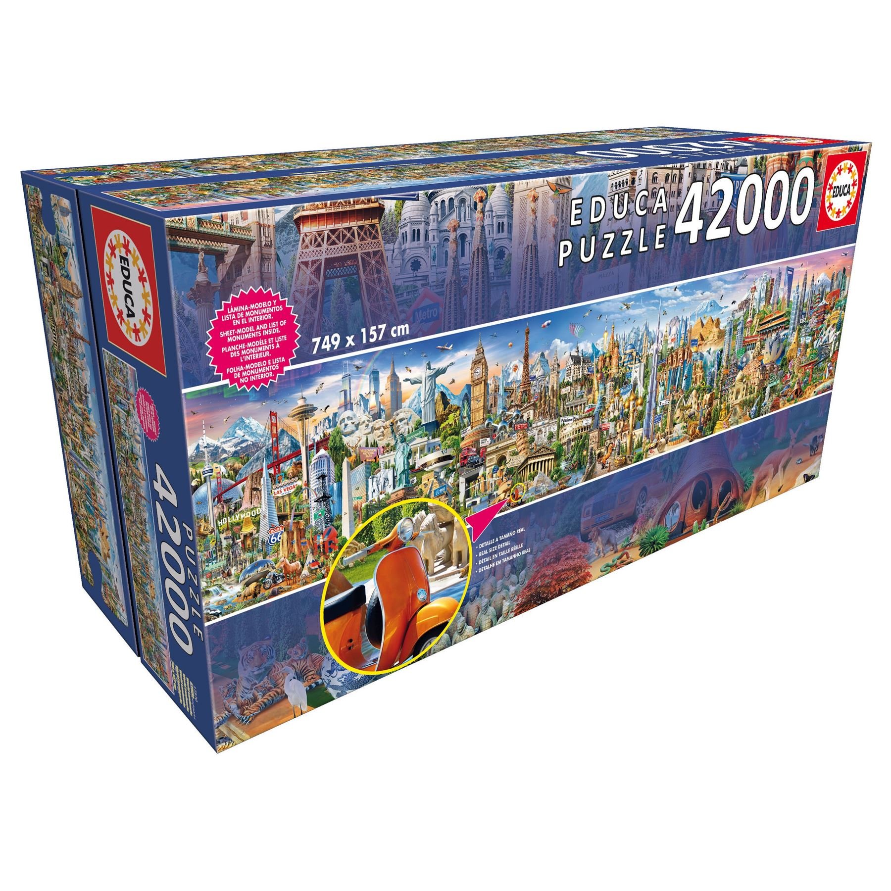 educa-einmal-um-die-welt-puzzle-42000-teile-rekordpuzzle image 1